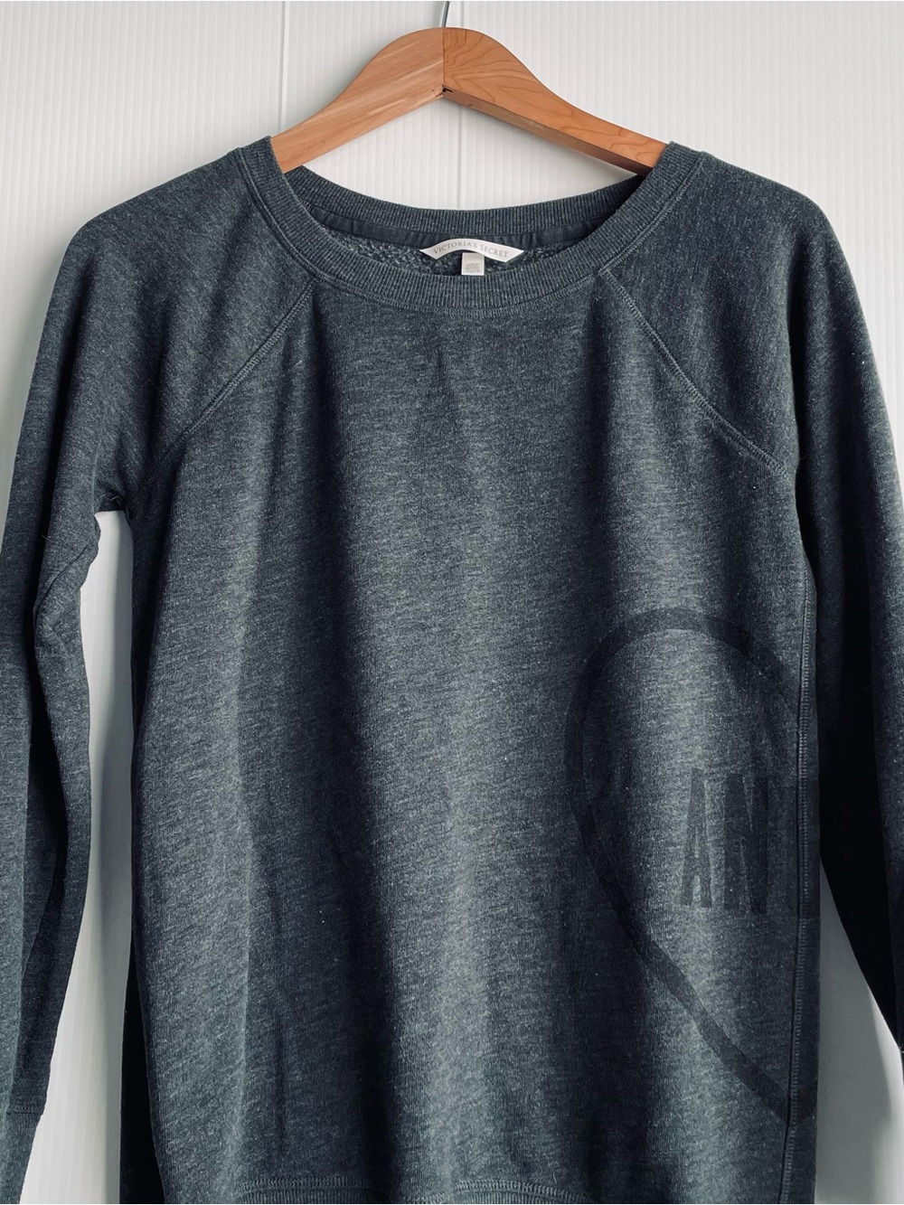 Victoria's Secret Heathered Charcoal Crewneck Sweatshirt